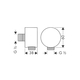 Шланговое подсоединение Hansgrohe Axor Starck FixFit Round (27451000)