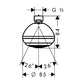 Верхній душ Hansgrohe Crometta 85 Vario 2jet (28424000)