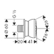 Бічна форсунка Hansgrohe Bodyvette 1jet (28466000)