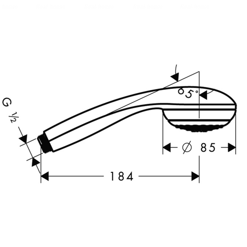 Ручний душ Hansgrohe Crometta Green 85 1jet (28561000)