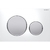 Кнопка смыва Geberit Sigma 20, пластик белый/хром матовый/хром матовый