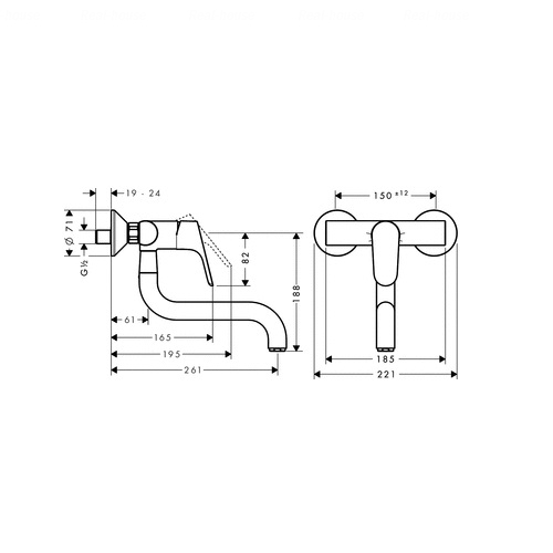 Змішувач для кухні Hansgrohe Focus (31825000)