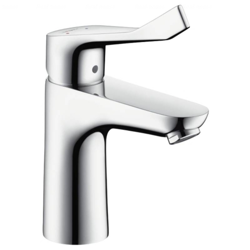 Змішувач для раковини Hansgrohe Focus Care 100 з донним кланом з донним кланом