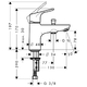 Змішувач для ванни та душу Hansgrohe Focus E2 (31930000)