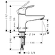 Змішувач для раковини Hansgrohe Focus E2 80 (31931000)