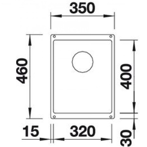 Кухонная мойка подстольная Blanco Subline 320-U кофе кофе