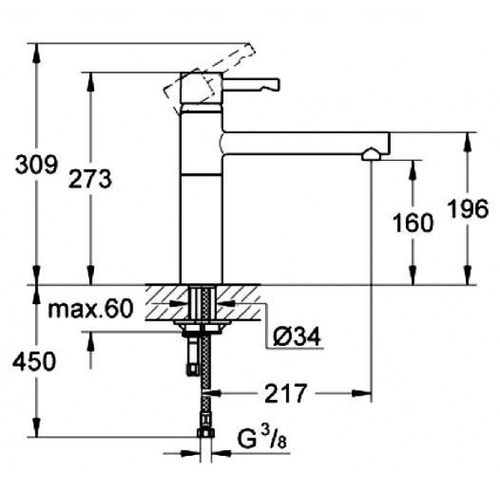 Змішувач для кухні Grohe Essence 32107000