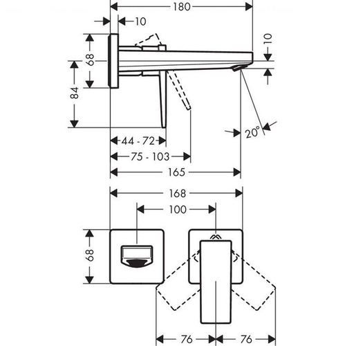 Змішувач для раковини Hansgrohe Metropol (32525000)