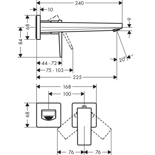 Змішувач для раковини Hansgrohe Metropol (32526000)
