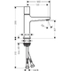 Змішувач для раковини Hansgrohe Metropol Select 110 (32571000)