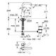 Змішувач для раковини Grohe Essence New 32628001