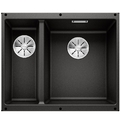 Кухонная мойка подстольная Blanco Subline 340/160-U, чаша справа кофе черный