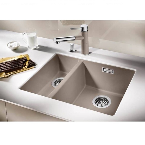 Кухонная мойка подстольная Blanco Subline 340/160-U, чаша справа кофе кофе