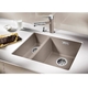 Кухонная мойка подстольная Blanco Subline 340/160-U, чаша справа кофе кофе