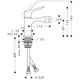 Змішувач для біде Hansgrohe Axor Citterio M (34210000)