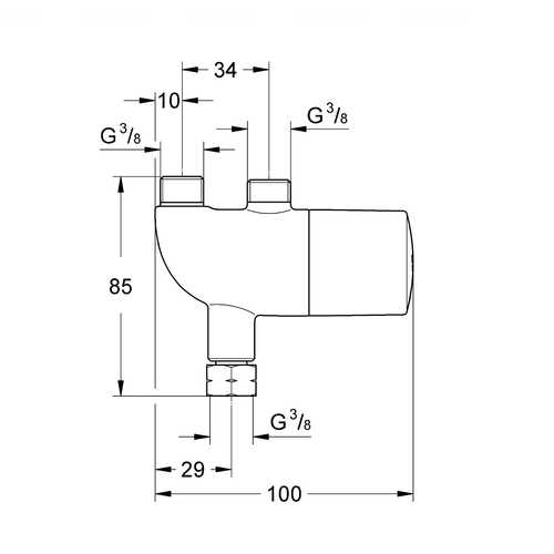 Термостат під раковину Grohe Grohtherm Micro 34487000