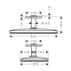 Верхній душ Hansgrohe Axor ShowerSolutions 460/300 1jet (35277000)