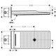 Верхній душ Hansgrohe Axor ShowerSolutions 250/580 3jet (35283000)