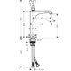 Змішувач для раковини Hansgrohe Axor Citterio E 190 (36103000)