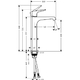 Змішувач для раковини Hansgrohe Axor Citterio E 250 (36113000)