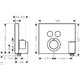 Термостат для душу Hansgrohe Axor ShowerSelect (36712000)