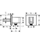 Держатель ручного душа Hansgrohe Axor Porter FixFit Square (36734000)