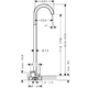 Вилив для ванни Hansgrohe Axor Uno (38412000)