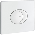 Клавиша смыва Grohe Skate Air 38506 хром матовый белая