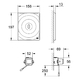 Клавіша змиву Grohe Tectron Surf 38699001