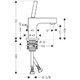 Змішувач для раковини Hansgrohe Axor Citterio 80 (39015000)
