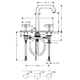 Змішувач для раковини Hansgrohe Axor Citterio 170 (39134000)