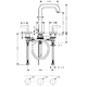 Змішувач для раковини Hansgrohe Axor Citterio 170 (39135000)
