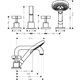 Змішувач для ванни та душу Hansgrohe Axor Citterio (39445000)