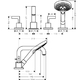 Змішувач для ванни та душу Hansgrohe Axor Citterio (39454000)