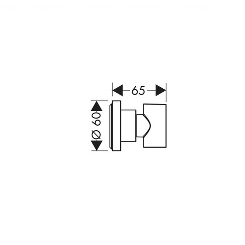 Держатель ручного душа Hansgrohe Axor Citterio (39525000)