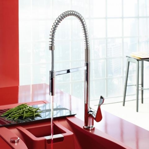 Змішувач для кухні Hansgrohe Axor Citterio Semi Pro (39840) нержавіюча сталь нержавіюча сталь
