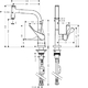 Змішувач для кухні Hansgrohe Axor Citterio Select (39861) хром хром