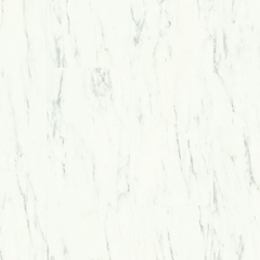 Виниловая плитка Quick-Step Ambient Glue Plus Белый каррарский мрамор AMGP40136