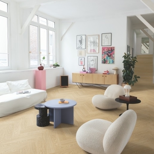 Вінілова плитка Quick-Step Ciro Herringbone Дуб чистий рум'янець AVHBU40359