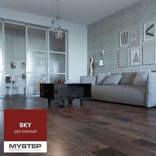 Ламінат MyStep Sky Дуб темний MS410