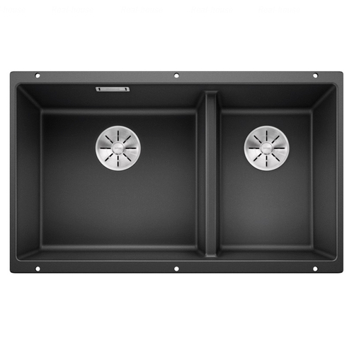 Кухонная мойка подстольная Blanco Subline 430/270-U антрацит антрацит