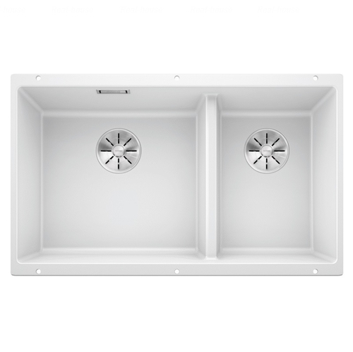 Кухонная мойка подстольная Blanco Subline 430/270-U белый белый