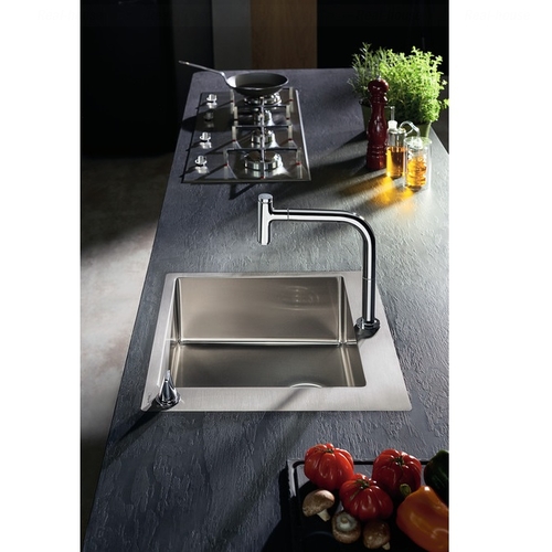 Кухонная мойка со смесителем Hansgrohe C71-F450-06 (43201) хром хром