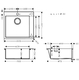 Кухонна мийка Hansgrohe S711-F450 (43301800)
