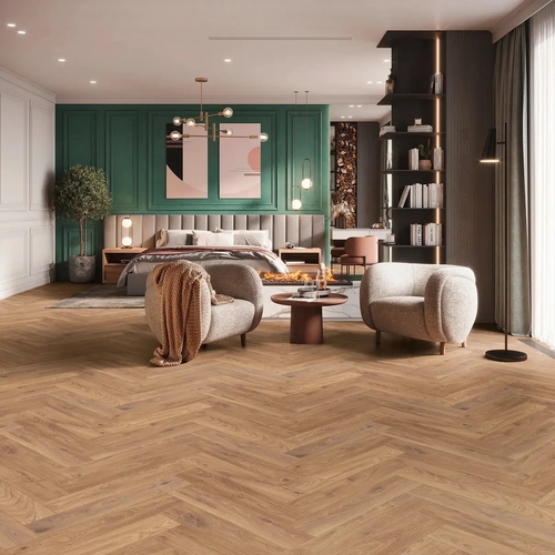 Ламинат Krono Original Herringbone Firebrand Oak K450