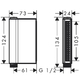 Ручной душ Hansgrohe Axor One 2jet (45720000)