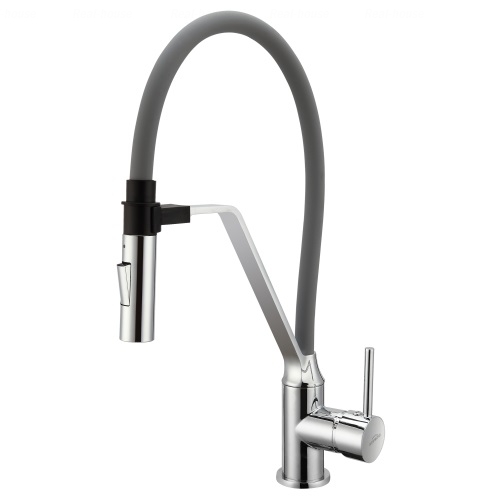 Змішувач для кухні Invena Magnetic сірий сірий