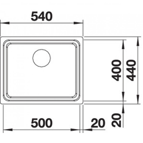 Кухонна мийка Blanco Etagon 500-IF (521840)
