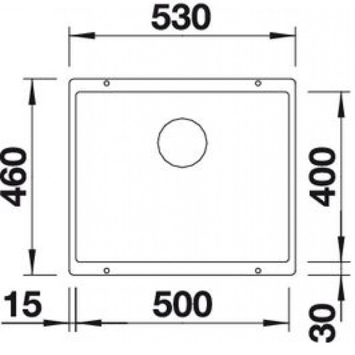 Кухонная мойка подстольная Blanco Subline 500-U кофе кофе