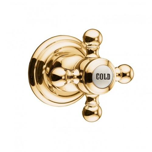 Вентиль для скрытого монтажа Kludi Adlon Ø 56 мм золото, COLD золото, COLD
